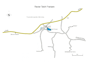 Revierplan: Franzener Teich