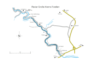 Revierplan: Große Krems (Salmoniden)
