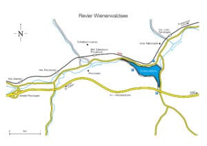 Revierplan: Wienerwaldsee und Wienfluss NÖ – Kombination